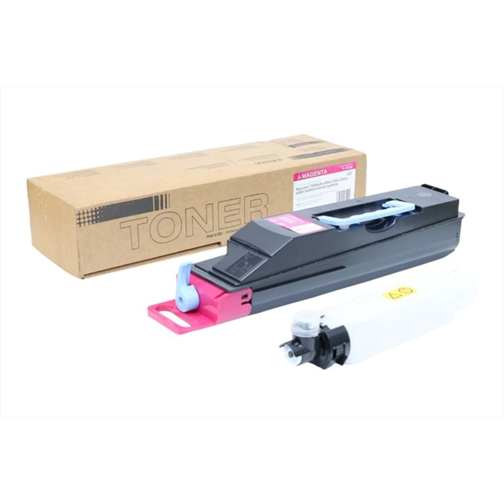 Kyocera Mita TK-855 Kırmızı Muadil Toner, TASKALFA 400 CI, TASKALFA 500 CI, TASKALFA 552 CI, 465 GR, (Made in USA)