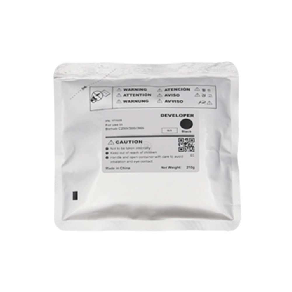 KN, DV-315K Siyah Muadil Developer, BIZHUB C 250 I, BIZHUB C 300 I, BIZHUB C 360 I, DV-315K, 210g, CCF, P.171029