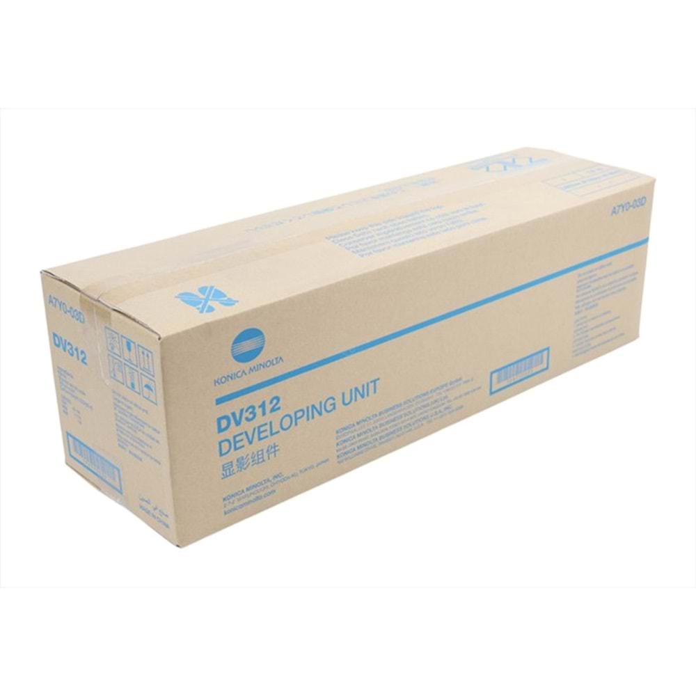 Konica Minolta DV312 Developing Unit, BİZHUP 227, 287, DV-312, Orjinal