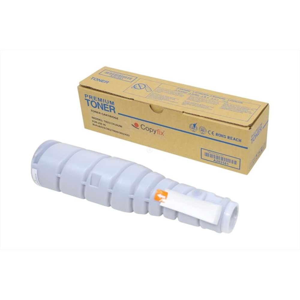 KN, TN-217&414 Universal Siyah Copyfix Toner, BIZHUB 223, 283, 363, 423, YCF