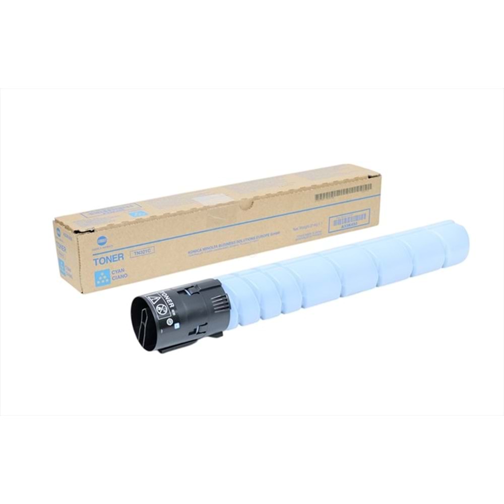 Konica Minolta, TN-321 Mavi Toner, Bizhub C224, C284, C364, A33K450, Orjinal