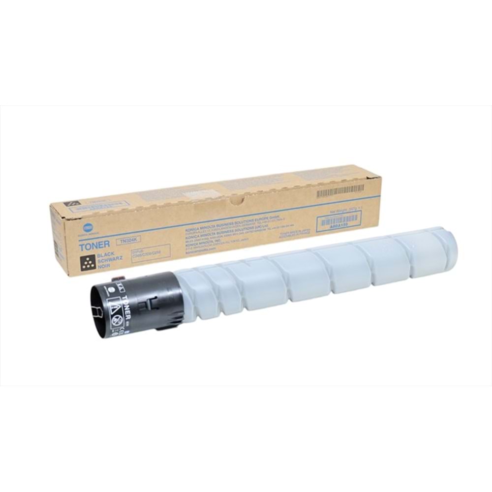 Konica Minolta, TN-324K Siyah Toner, Bizhub C258, C368, A8DA150, Orjinal