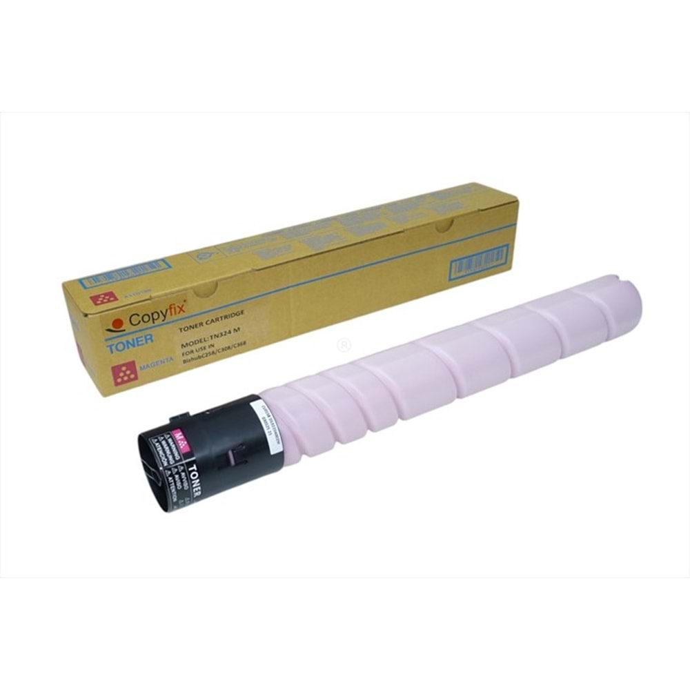 KN, TN-324M Kırmızı Copyfix Toner, Bizhub C258, C368, A8DA350, YCF