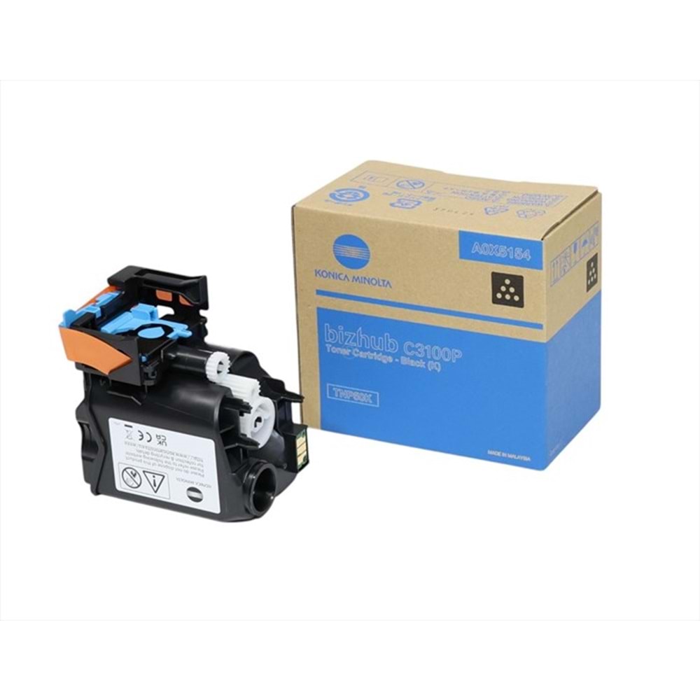 Konica Minolta, TNP-50K Siyah Toner, BIZHUB C 3100P, A0X5154, Orjinal