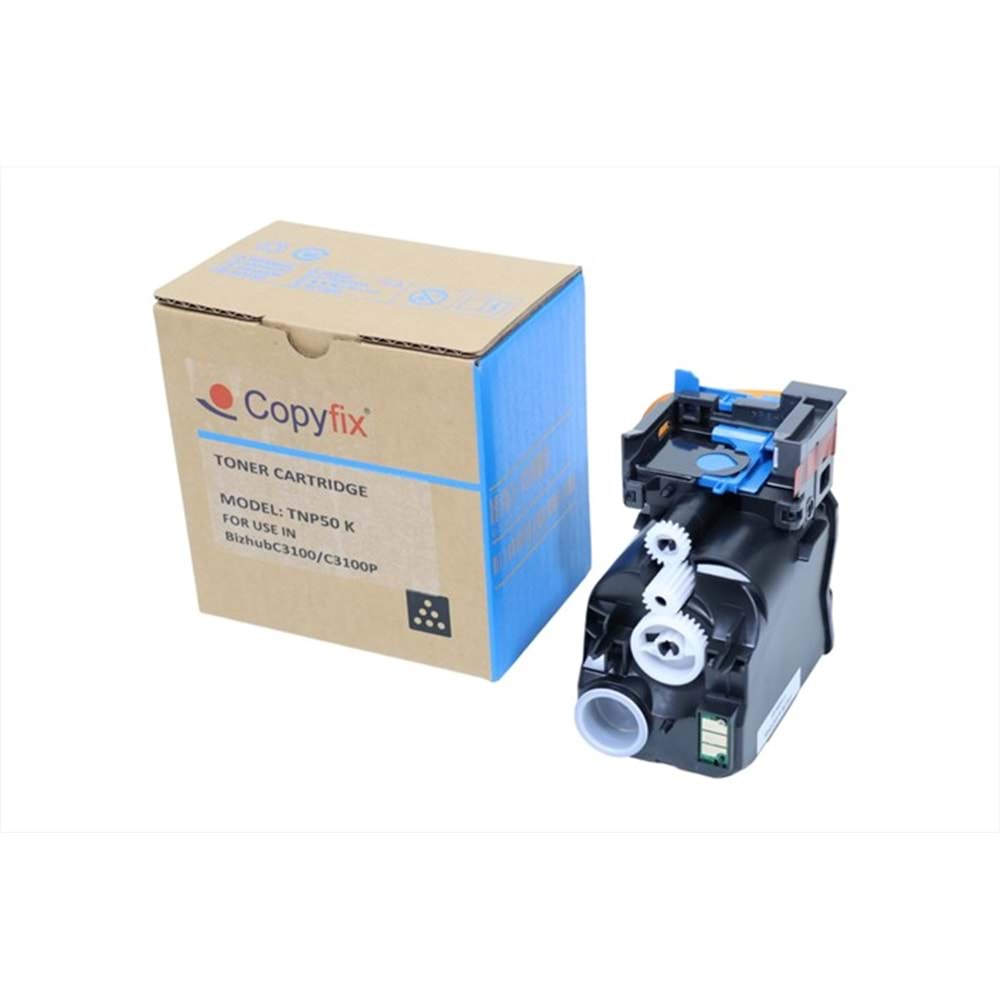 KN, TNP-50K Siyah Copyfix Toner, BIZHUB C 3100P, A0X5154, YCF