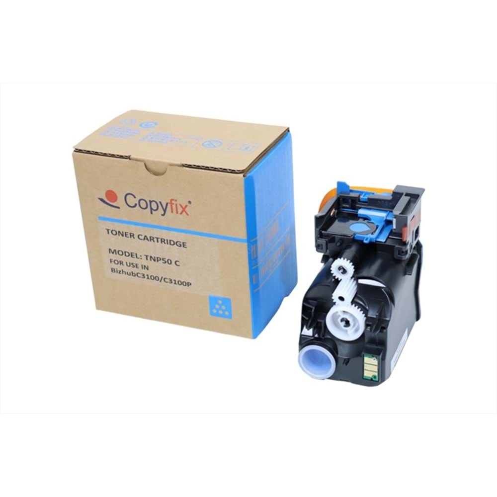 KN, TNP-50C Mavi Copyfix Toner, BIZHUB C 3100P, A0X5454, YCF