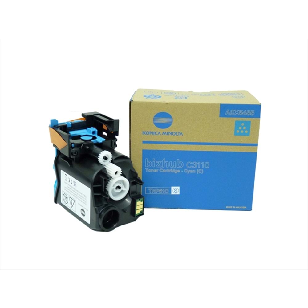 Konica Minolta , TNP-51C Mavi Toner , BIZHUB C 3110 , Orjinal