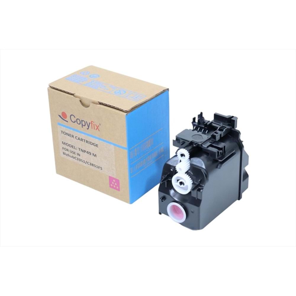 KN, TNP-49 M Kırmızı Copyfix Toner, Bizhub C3351, C3851, YCF