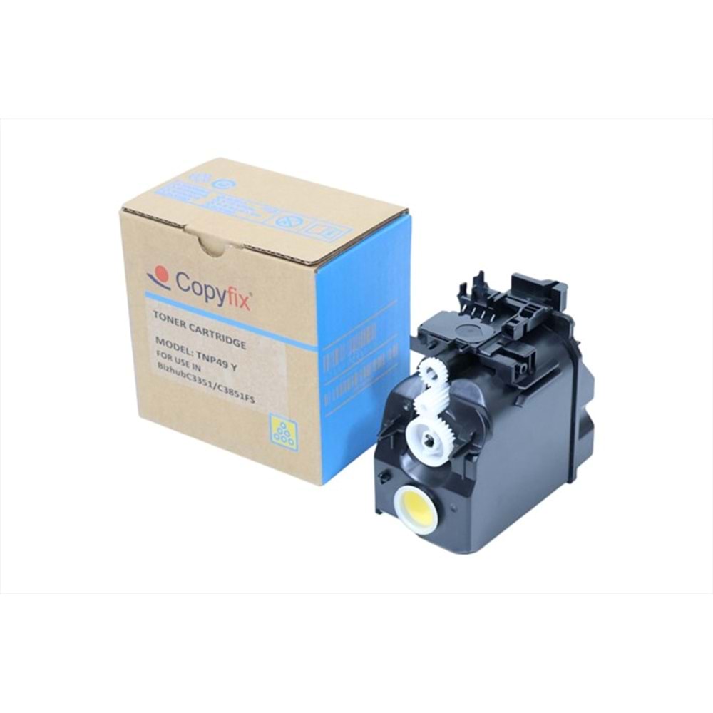 KN, TNP-49 Y Sarı Copyfix Toner, Bizhub C3351, C3851, YCF