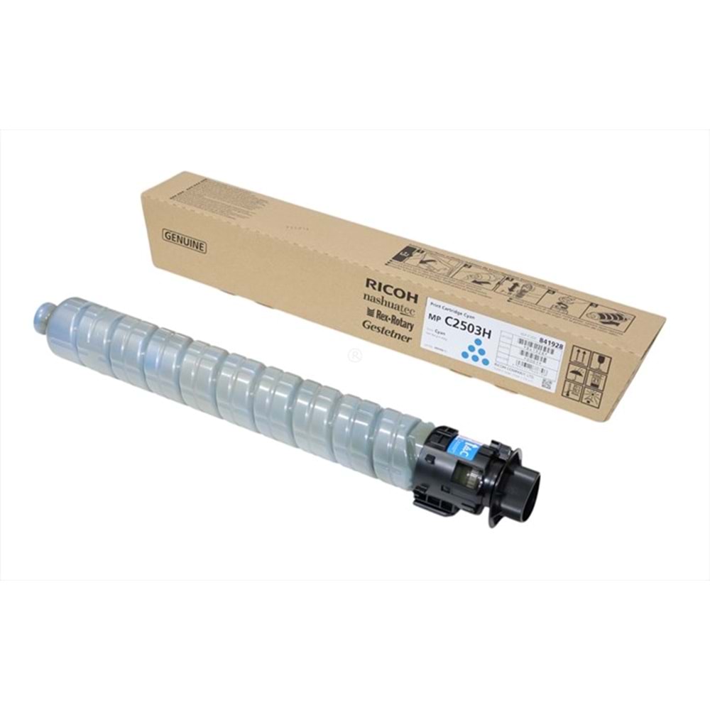 Ricoh MP C2503 H Mavi Toner , MP C 2003 , C 2004 , C 2011 , C 2503 , C 2504 H , 841928 , Orjinal