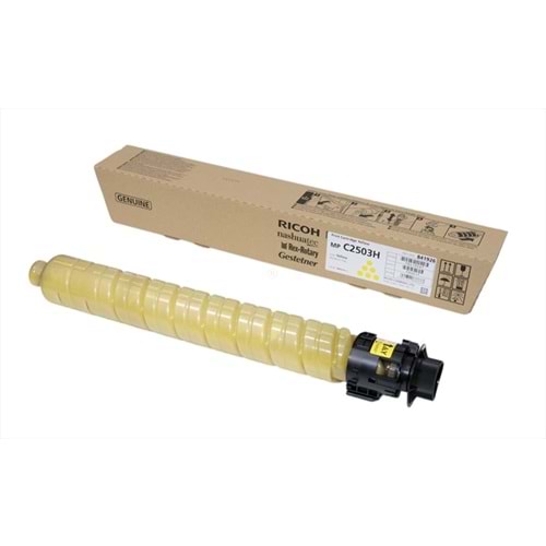 Ricoh MP C2503 H Sarı Toner, MP C 2003, C 2004, C 2011, C 2503, C 2504 H, 841926, 218 GR. Orjinal