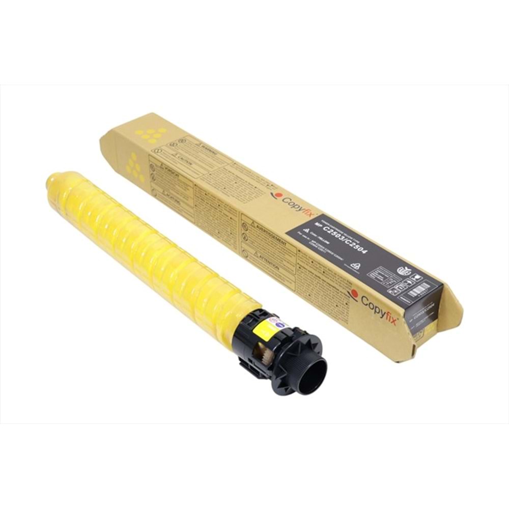 Ricoh MP C2503 Sarı Copyfix Toner, MP C 2003, C 2004, C 2011, C 2503, C 2504, YCF.