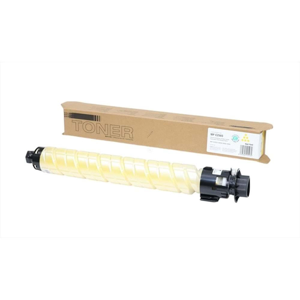 Ricoh MP C2503 Sarı Muadil Toner, MP C 2003, C 2004, C 2011, C 2503, C 2504, 218 GR.(Made in USA)