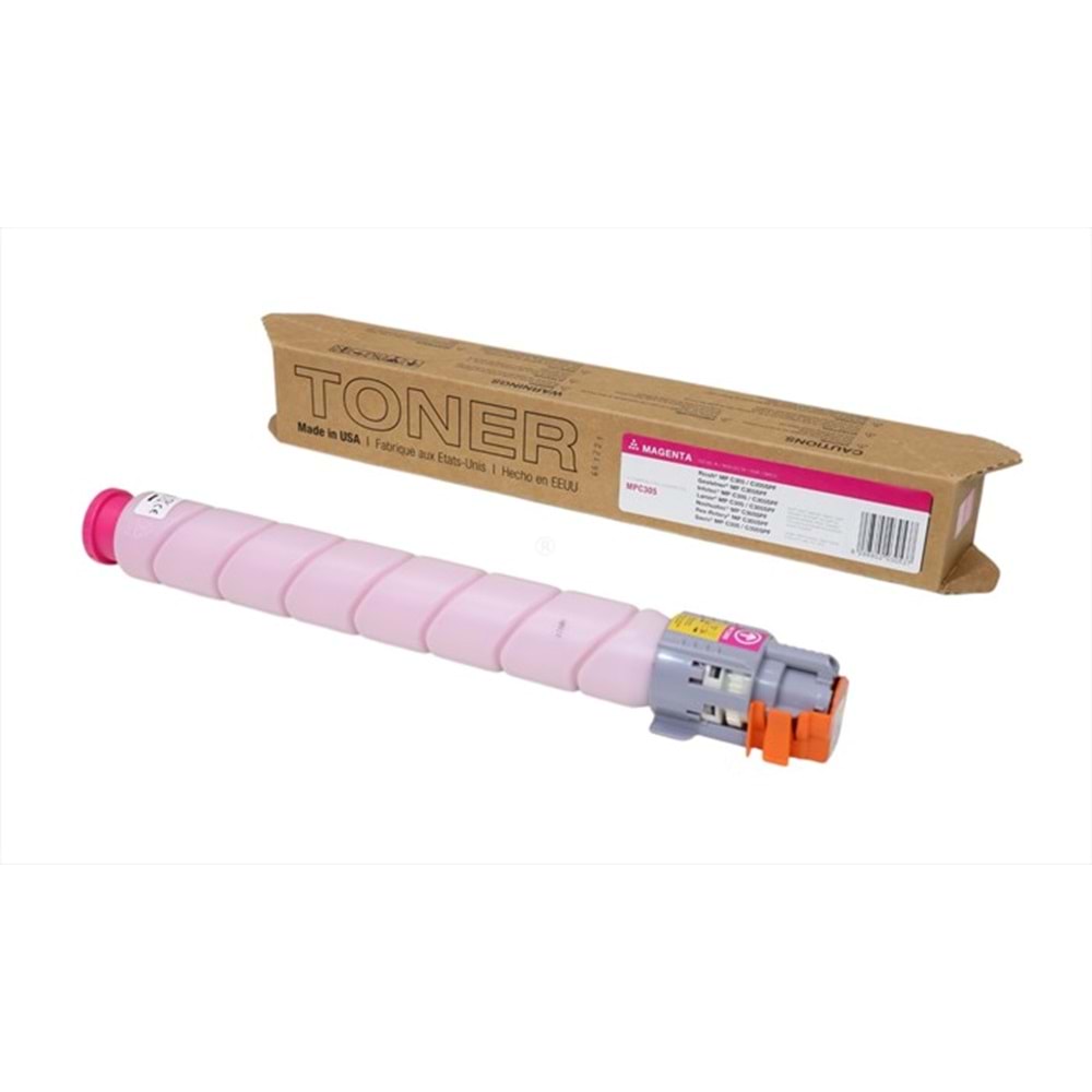 Ricoh MP C305 Kırmızı Muadil Toner, AFICIO MP C 305 SP, MP C 305 SPF, 841596, 95 GR.(Made in USA)