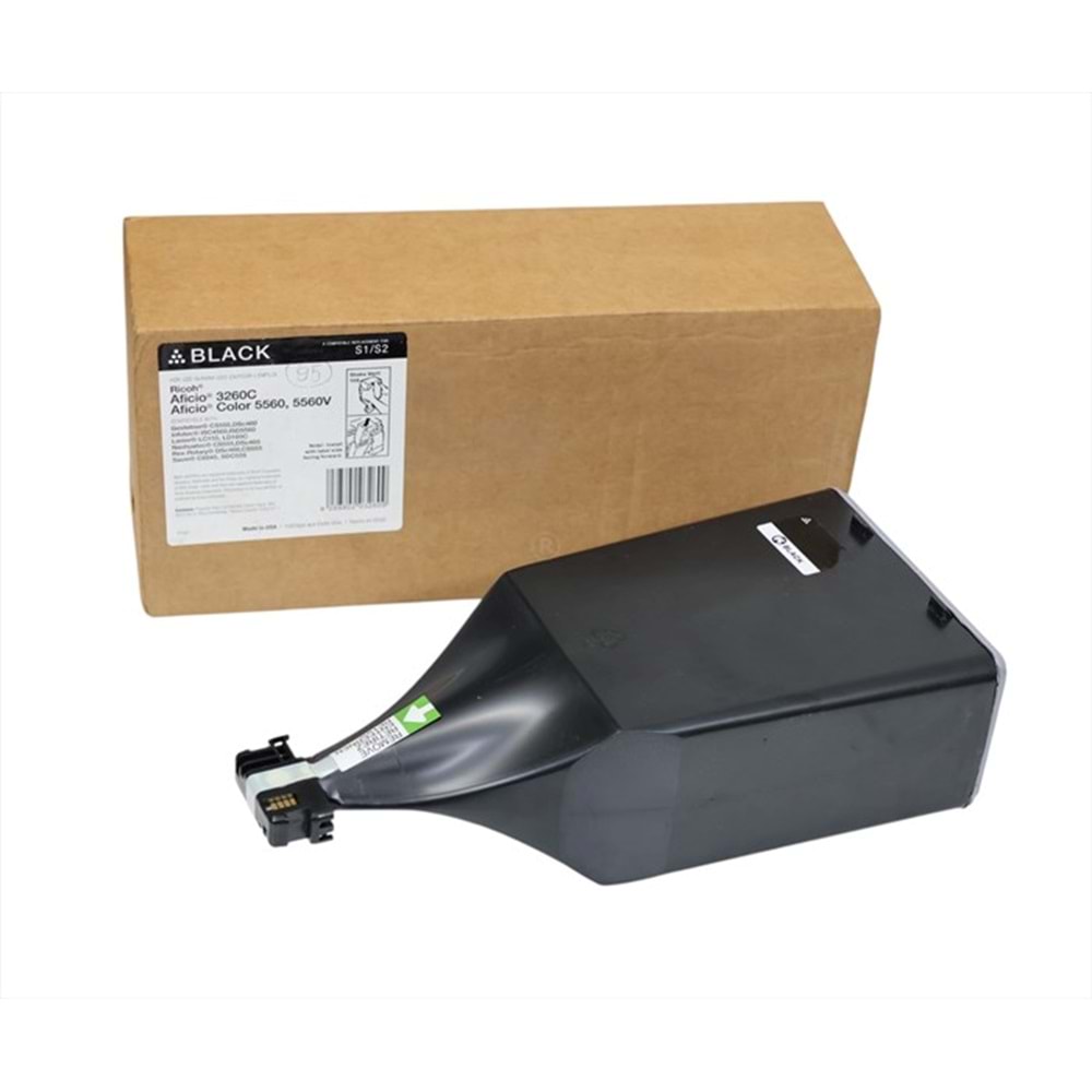 Ricoh AF 3260C Siyah Muadil Toner, AFICIO 3260 C, COLOR 5560, COLOR 5560 V, 888372, 910GR, (Made in USA)