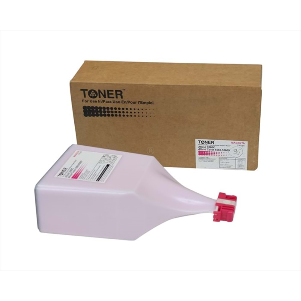 Ricoh AF 3260C Kırmızı Muadil Toner, AFICIO 3260 C, COLOR 5560, COLOR 5560 V, 888370, 530 GR, (Made in USA)