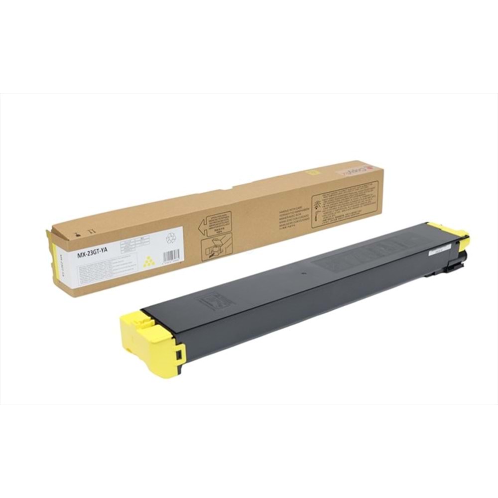 Sharp MX 1810 Sarı Copyfix Toner, MX 1810, MX 2010, MX 2310, MX 2314, MX 2614, MX 3111, MX 3114, MX-23GTYA, YCF.