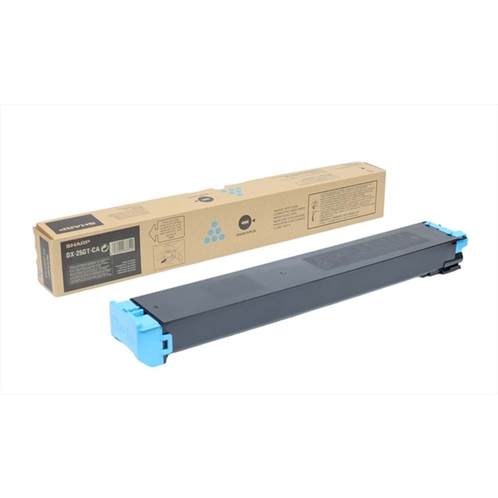 Sharp DX C2500 Mavi Toner, DX 2000 U, DX 2500 N, DX-25GTCA, 7K, Orjinal
