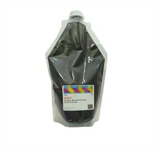 Sharp Siyah Dolum Toneri, Universal, MX-23, MX-27, MX-31, MX-36, MX-51, DX-25, 1KG, Poşet (Made in USA)