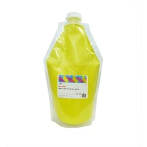 Sharp Sarı Dolum Toneri, Universal, MX-23, MX-27, MX-31, MX-36, MX-51, DX-25, 1KG, Poşet (Made in USA)