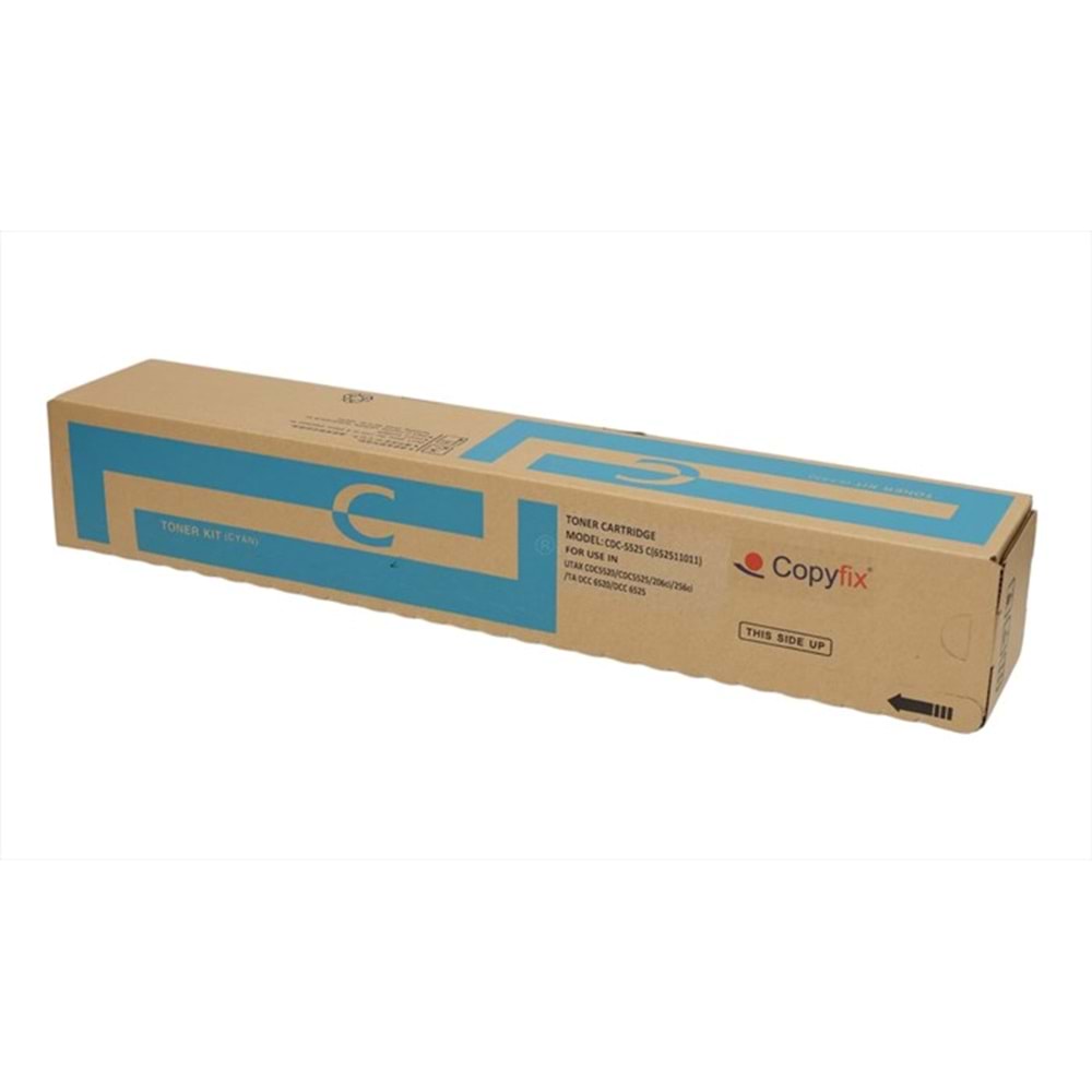 Utax CDC 5520 Mavi Copyfix Toner, 206CI, 256 CI, CDC 5520, CDC 5525, 652511011, YCF