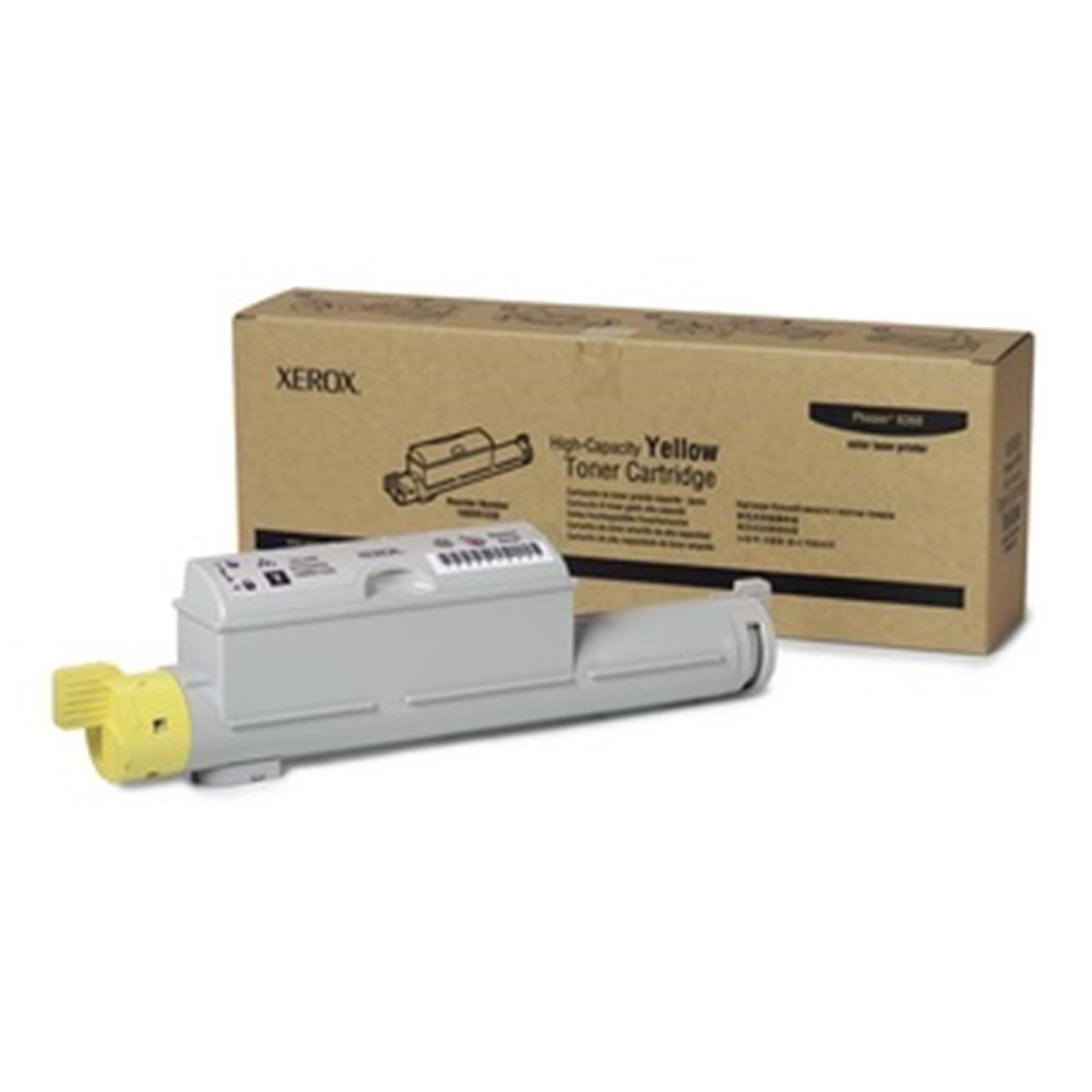 Xerox PHASER 6360 Sarı Toner, 106R01220, Orjinal