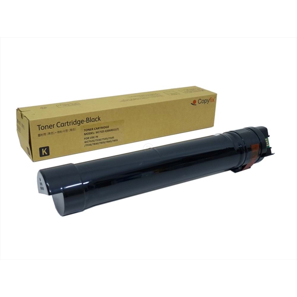 Xerox WORKCENTRE 7525 Siyah Copyfix Toner, WORKCENTRE 7525, 7530, 7535, 7545, 7556, 7830, 7835, 7845, 7855 0, 006R01513, YCF