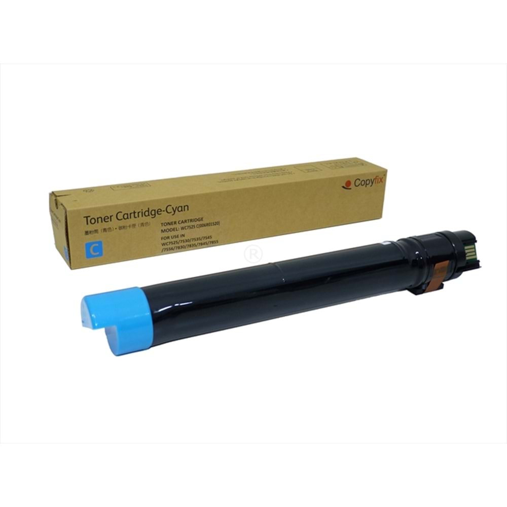 Xerox WORKCENTRE 7525 Mavi Copyfix Toner, WORKCENTRE 7525, 7530, 7535, 7545, 7556, 7830, 7835, 7845, 7855, 006R01516, YCF